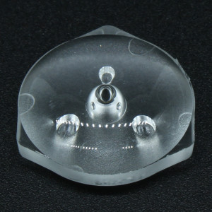 ATV16D160G61X, Линза широкоугольная (TV back light lens), 2835/3030, эфф=93%, ~160°, D=15,5mm  H=5,8mm, PMMA