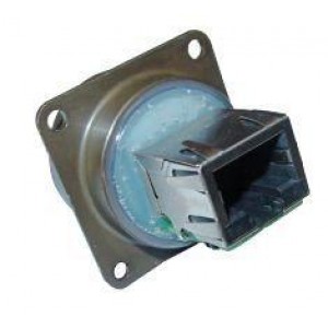 RJF67SA1B, Модульные соединители / соединители Ethernet Cat6 A Code Jam Nut REC Black
