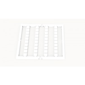 Маркировка (в кассетах) ZW5-40P-19-00Z(H), Кассета с маркировочными шильдиками, для клемм сечением 2,5 мм.кв., верхняя, 40 шильдиков, нанесенные символы: чистая, размер шильдика: 4.5 x 4.9 цвет: белый