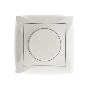 ДУЭТ СВЕТОРЕГУЛЯТОР (диммер) поворотный, 300Вт, в сборе, БЕЛЫЙ C3(2) WDE000134