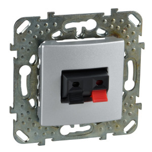 UNICA TOP АУДИОРОЗЕТКА, АЛЮМИНИЙ C3(7) MGU5.486.30ZD