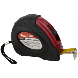 Рулетка прорезиненный корпус ""Классик"" 10 м x 25 мм 17178