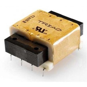 FP30-400, Силовые трансформаторы Power Transformer, PC Mount, 12 V A, 15/30VDC (Nominal Secondary) Output, 30VDC CT at 0.4A Secondary in Series, 15VDC at 0.8A Secondary in Parallel, 6Pin