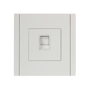 FORTE&PIANO Розетка компьютерная RJ45 кат.6 FP231 белый IEK FP-K10-2-K01