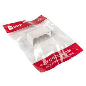 Соединитель (100х40) (2 шт) белый EKF-Plast