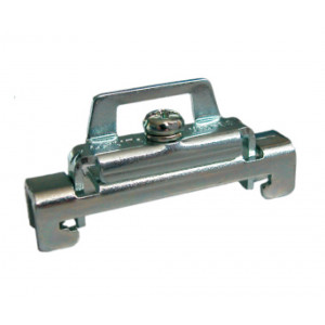 Концевой стопор UTD-D3, Концевой стопор, тип зажима: винт, материал: металл, ширина: 9,2 мм, тип монтажа: DIN35