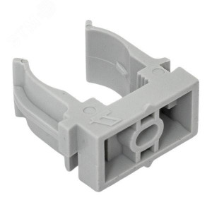 Держатель для труб (клипса) d20мм для монтажного пистолета сер. (уп.100шт) Plast derjp-z-20