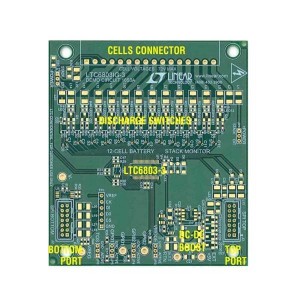 DC1653A, Средства разработки интегральных схем (ИС) управления питанием LTC6803-3 (Requires DC590B) - Demo Board
