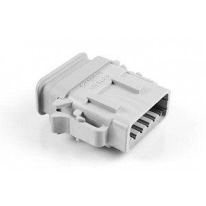 ATM06-12SA-SR1GY, Автомобильные разъемы 12 Pin Plug Pos A w/Strn Rlf