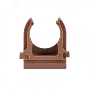 Крепеж-клипса d25 мм (10 шт) темное дерево Plast derj-z-25d