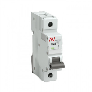 Выключатель автоматический AV-6 1P 32A (D) 6kA EKF AVERES(кр.1шт)