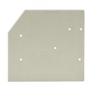 Боковая крышка AP 2,5 U/8113 S/V, Крышка боковая, для клемм WK 2,5 U/8113 S/V..., цвет: серый