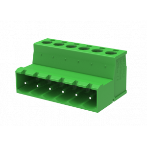 Вилочный разъем на кабель MC-PB5.08H09C-0001, Вилочный разъем, прямой, на кабель, шаг: 5.08 мм, 9 полюсов, фиксация провода винтовая, исполнение: стандартное, 320V, 12A, цвет: зеленый