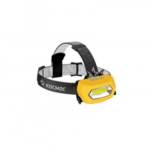 Фонарь аккумуляторный налобный COB 3Вт аккум. Li-Po до 1.2А.ч от USB KOC-LiPoH3WCOB