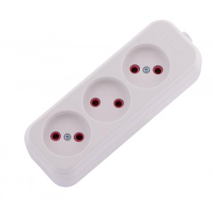 Колодка удлинителя 3-м без заземл. Lila 720-0300-303