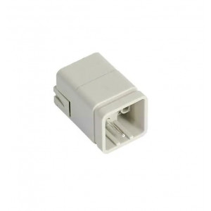 Вилочная контактная вставка SQ-012/0-MC, Вилочная контактная вставка, обжимная фиксация, 12 полюсов + PE, типоразмер 3A, 400V, 10A, (обжимные контакты поставляются отдельно)