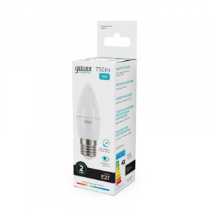 Лампа светодиодная Elementary 10Вт свеча 4100К нейтр. бел. E27 750лм 30220