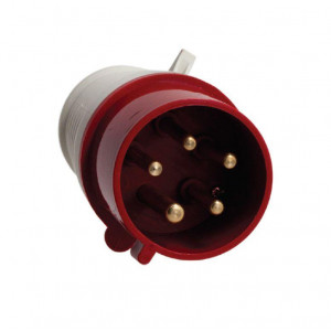 Вилка стационарная 535 63А 3P+PE+N 380В IP67 ВС-102 26026DEK