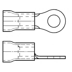 19071-0145, Клеммы RING TONGUE 8 AWG