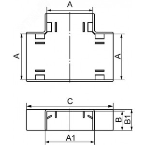 Ответвитель Т-образный 25х17 IM 00536R
