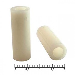 Ф7-4X20, Втулка пластиковая D=7мм, d внутр=4мм, L=20мм / держатель LED