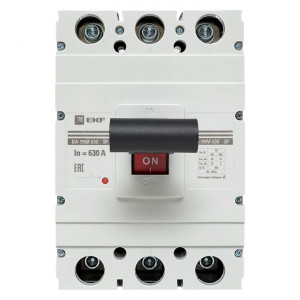 Выключатель автоматический 3п 630/630А 50кА ВА-99М PROxima mccb99-630-630m