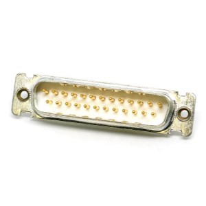 DBE25PVTI, Стандартные соединители D-Sub  DSUB 25 M PCB STR CLIN G TIN