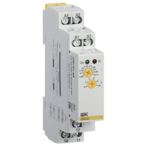 Реле тока ORI. 0,05-0,5 А. 24-240 В AC / 24 В DC ORI-01-05