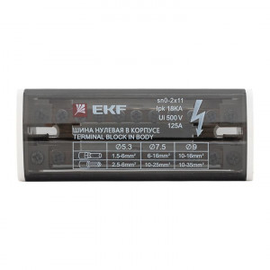 Шина нулевая в корпусе 2х11 sn0-2x11