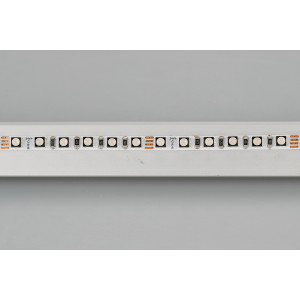 Лента MINI-120-24V RGB 5mm (3535, 5m, LUX) 025707, Гибкая лента LUX, светодиоды smd 3535, 120шт/м (600шт на 5м), узкая плата 5мм, скотч 3М. Цвет RGB. Питание 24V, мощность 8 Вт/м (40 Вт на 5м), угол 120°. Размеры 5000х5x3.3мм. Мин.отрезок 50мм, 6 шт светодиодов. Пакет 5м. Цена за 1м. Рекомендуется установ