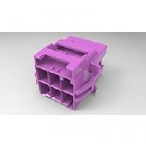 2-1971775-3, Сверхмощные разъемы питания 2x3 CAP HSG PANEL MOUNT KEY B PUR