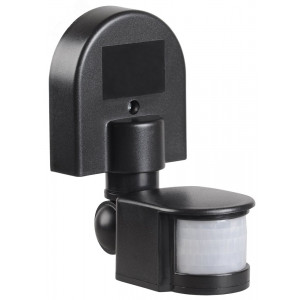 Детектор движения ДД 008 1100Вт угол обз. 180град. дальн. 12м IP44 черн. LDD10-008-1100-002