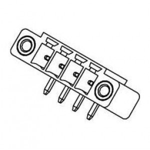 39506-1008, Съемные клеммные колодки 3.5MM EURO HEADER RA EADER RA BLK ME 8CKT