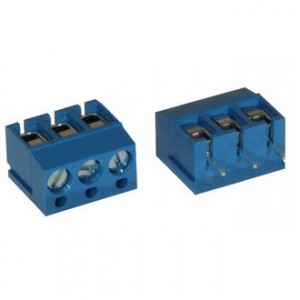 DG305-5.0-03P-12-00A(H), Винтовой клеммный блок с защитой провода, 3 контакта. Серия DG305-5.0