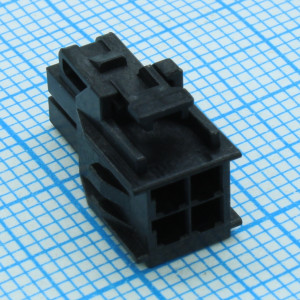 1053081204, Корпус гнезда обжим 4 контакта 2.5мм