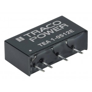 TEA 1-0505E, Преобразователь DC/DC на печатную плату 5В на входе 1-канальный 5В 0.2A 1Вт