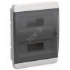 Корпус пластиковый ЩРВ-П-24 IP41 черн. прозр. дверь TEKFOR TF5-KP12-V-24-41-K01-K03