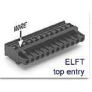 ELFT0925G, Съемные клеммные колодки 9P Straight Plug Top Access .200