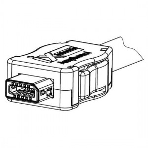 ND9AP6200, Модульные соединители / соединители Ethernet ix Industrial IP20 Type A, IDC, 8u