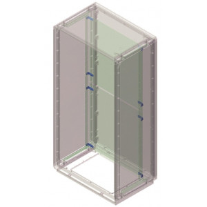 Комплект кронштейнов для регулировки монтажной платы по глубине в шкафах Conchiglia CN5MPBK