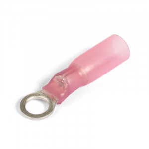 Наконечник кабельный кольцевой изолированный НКИ-Т 1.5-5 серия ПРОФИ, Наконечник кабельный кольцевой изолированный с термоусаживаемой манжетой, сечение 0.25-1.5мм2 под М5