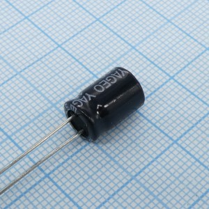 SN016M0100B3F-0811, Алюминиевый электролитический конденсатор неполярный 16В 100мкФ ±20% 8х11 105°C