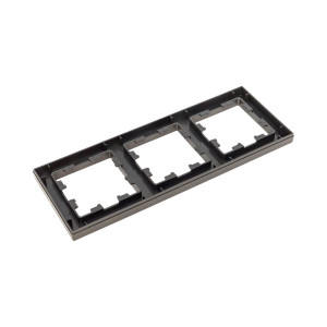 3 - местная рамка, мокко, пластик Эпика EKF UP1-FPM-03