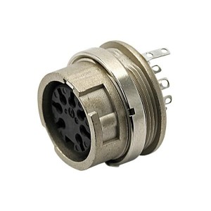 T 3437 150, DIN Connectors REAR MOU STRT F W RING NUT 7C