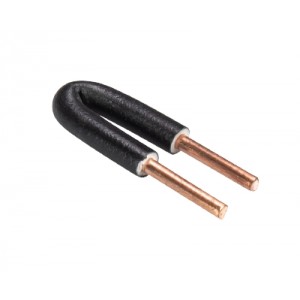 Соединительная перемычка VBD WKF 2,5.., Соединительная перемычка, 2 полюса, изолированная, винтовая, для клемм: WKF 2,5… цвет: желтый