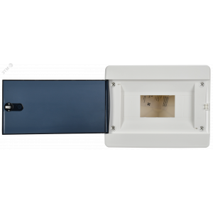 Корпус пластиковый навесной на 8 модулей ЩРН-П-8 IP41 UNION Compact черная прозрачная дверь UIC-KP12-N-08-41-K01