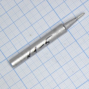 N1-5, Жало паяльное многослойное долговечное для паяльников серии ZD-70DB/70D, ZD-721N-25W/40W, диаметр 7,5мм, заостренный конус 1,0мм