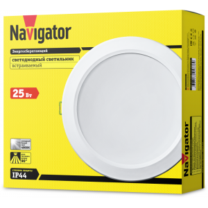 Светильник светодиодный 94 838 NDL-P1-25W-840-WH-LED (аналог Downlight КЛЛ 2х26) 94838