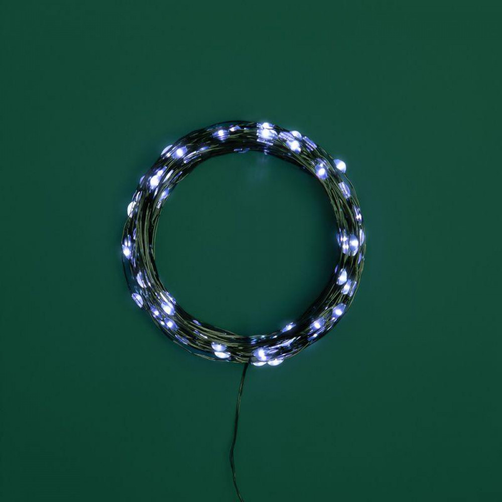 Изображение товара Гирлянда 'Роса' 20м 200LED белая с контроллером от NEON-NIGHT
