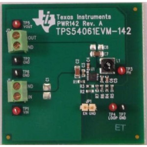 TPS54061EVM-142, Средства разработки интегральных схем (ИС) управления питанием TPS54061 Eval Mod